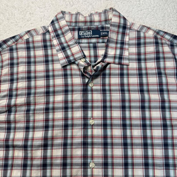 Polo Ralph Lauren Other - Polo Ralph Lauren Mens XXL Plaid Short Sleeve Button Down Shirt Classic‎ Fit
